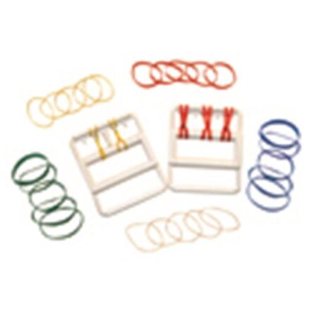Fabrication Enterprises Fabrication Enterprises 10-1800 Cando Rubber-Band Hand Exerciser With 25 Bands 10-1800